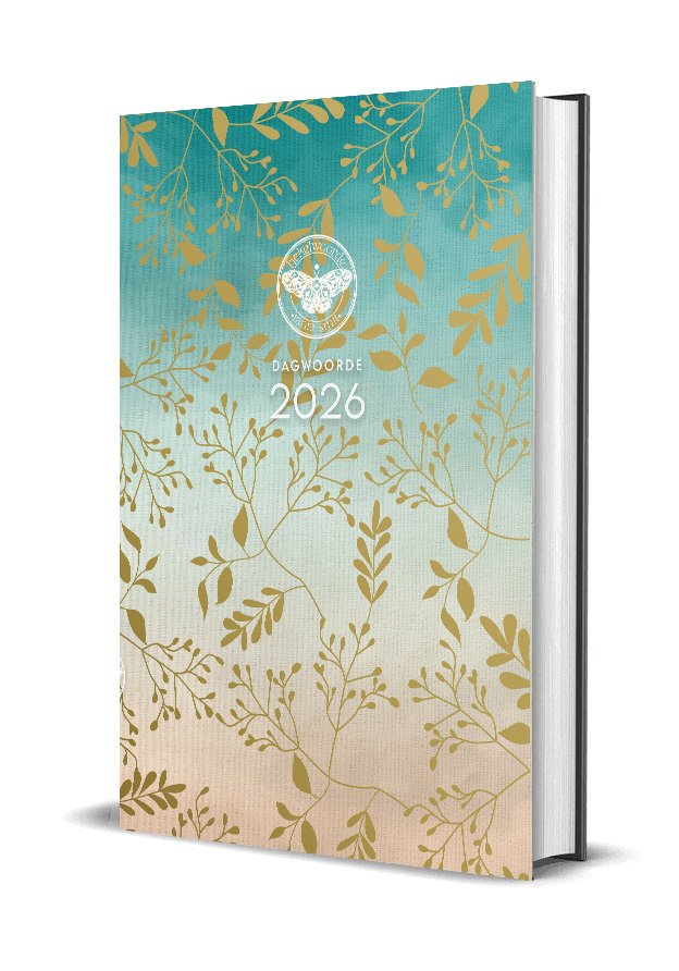 2026 Hekelwoorde Dagboek - Twaalf Lewenslesse vir Vroue/ VELDTUIN voorblad