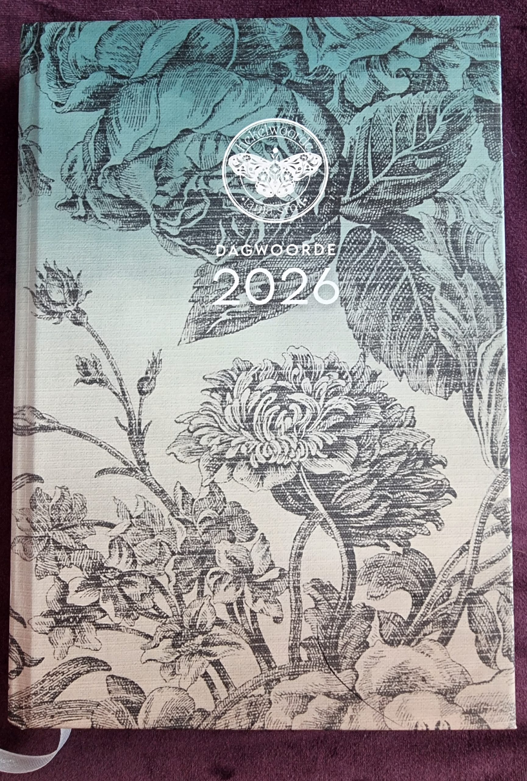 2026 Hekelwoorde Dagboek - Twaalf Lewenslesse vir Vroue/ BLOMTUIN voorblad - Image 2